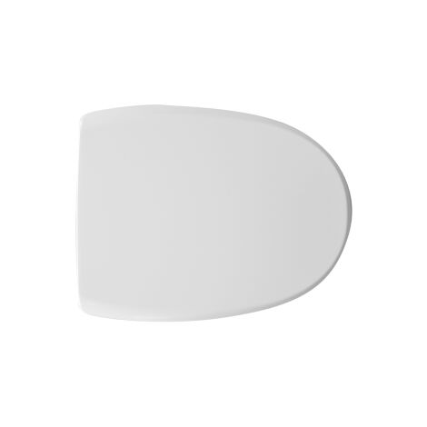 Abattant WC universel D311 en thermodurcissable 44,5 x 34,8 cm abattant WC blanc avec charnie'res re'glables