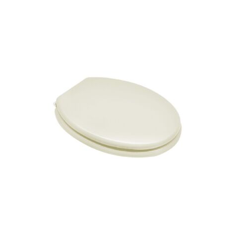 Abattant WC universel Mod.Top 43-46x37 cm abattant WC en fonte de bois Champagne empattement 13,5-18 cm avec charnie'res re'glables Champagne