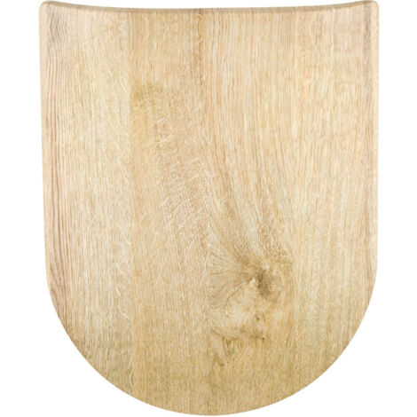 Abattant WC Wood Slim chêne authentique - descente assistée - déclipsable - Olfa