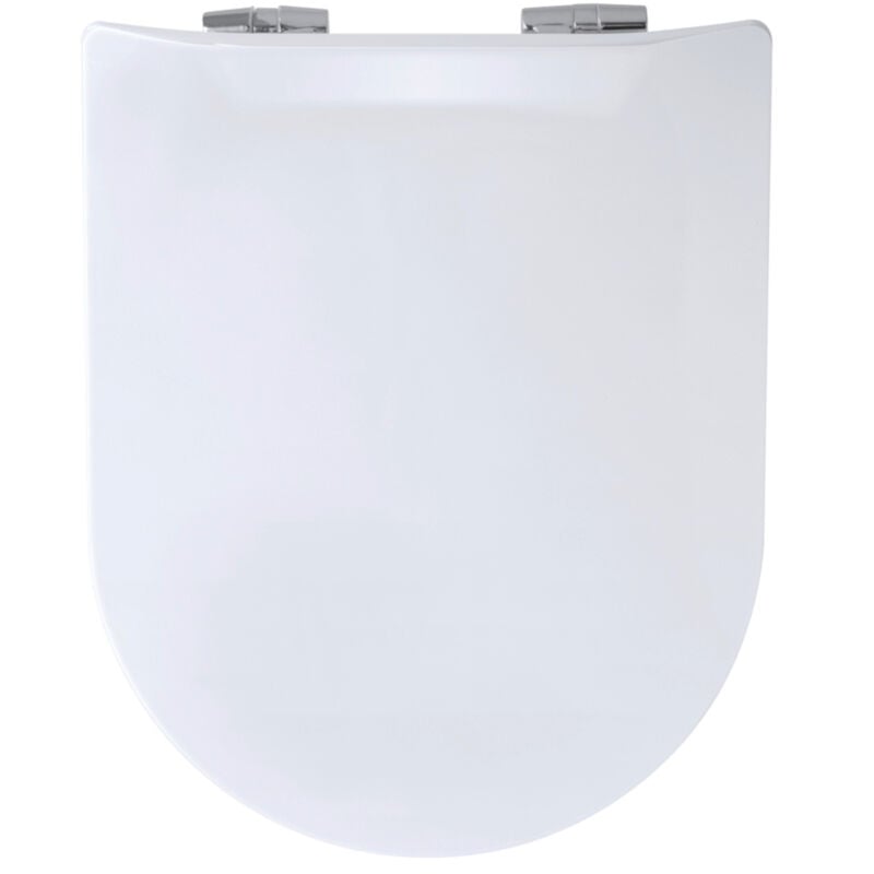 Olfa - Abattant wood slim déclipsable uni Blanc 36.5x48 cm