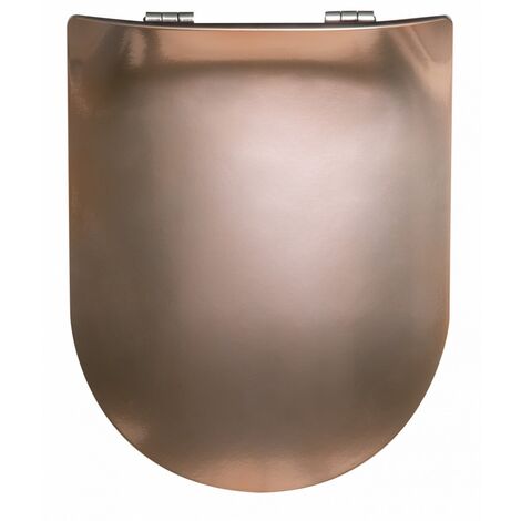 Abattant OLFA wood slim effet métal Cuivre 42 à 48 cm x 36,5 cm