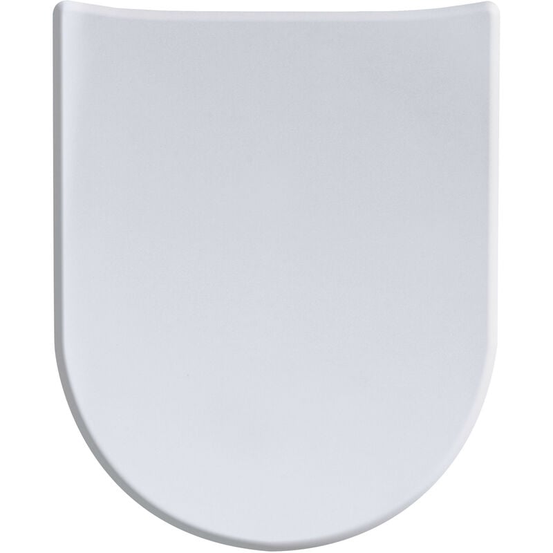 Abattant Wood Slim soft white Mat - descente assistée - déclipsable