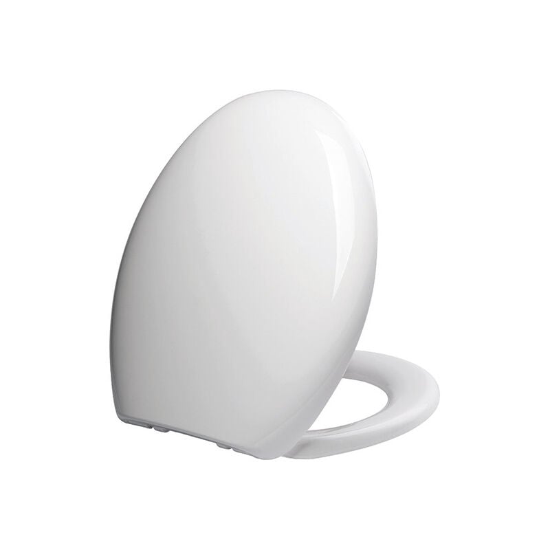 Anconetti - Abattant ancozen, frein de chute en polypropylène blanc