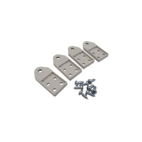 Abb 12858 - 4 x Fixing brackets for EUROPA box - IP65