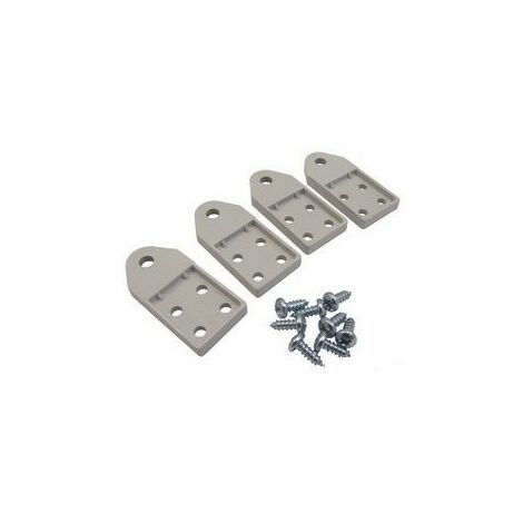 Abb 12858 - 4 x Staffe di fissaggio per scatola EUROPA - IP65