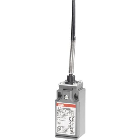 ABB 1SBV010392R1211 LS32P92B11 Interrupteur de fin de course 400 V/AC 1.8 A tige à ressort à rappel IP65 1 pc(s)