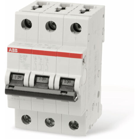 ABB 2CDS253001R0164 S203-C16 Leitungsschutzschalter    3polig 16 A