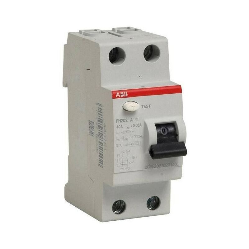 

ABB 444.151 interruptor diferencial - 30mA 40A - Tipo A - FH202S