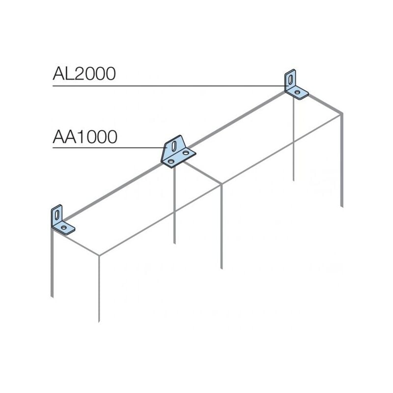 ABB - 661701 Legs (x2) for wall mounting ArTU cabinets