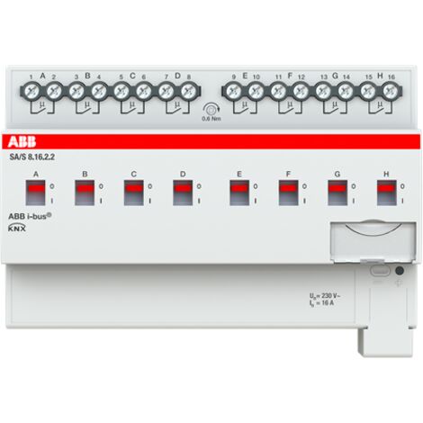 ABB ACTIONNEUR DE COMMUTATION 8 VOIES, 16 A, REG SA/S8.16.2.2 2CDG110263R0011