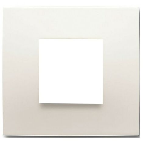 Abb Chiara placa 2 módulos blanco 2CSK0201CH