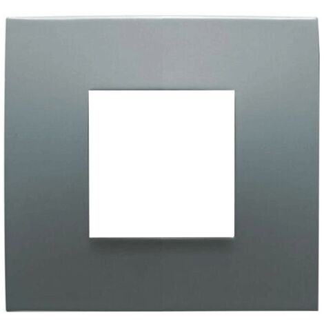 Abb Chiara placca 2 moduli pietra 2CSK0203CH
