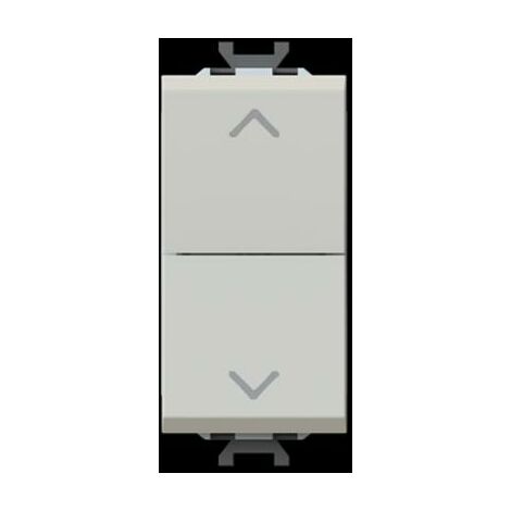 Abb Chiara pulsante doppio interbloccato 2CSK1018CH