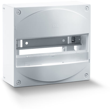ABB – Coffret électrique nu 1 rangée 13 modules – Fixation murale sans outil – Indice de protection IP30 – Pour installations électriques