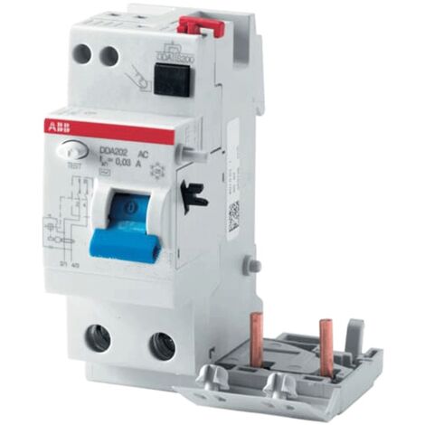 ABB DDA202 2P 40A 30mA bloqueo diferencial CA tipo 2 módulos B427912