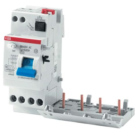 ABB DDA204 4P 63A 30mA bloqueo diferencial CA tipo 2 módulos B427941