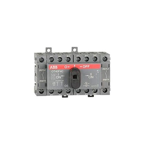 ABB – Interrupteur modulaire OT40 F4 C – Montage sur profil DIN – Tension électrique 400V – 1SCA104934R1001
