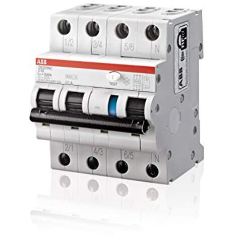 Abb DS203NC interrupteur magnétothermique différentiel blanc
