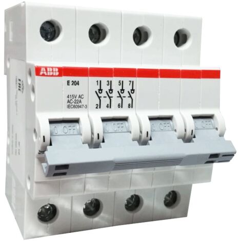 ABB E204/125G 4P 125A 4M interruptor de desconexión M646314