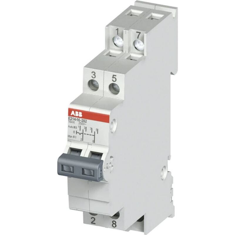ABB E 214-16-202 ABB GROEP SCHAKELAAR 16A 2W E214 16 202