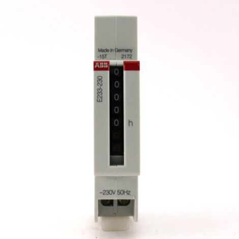 ABB E233 230V CA CONTAORE, White