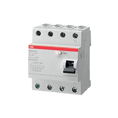 ABB-ENTRELEC FH200'DIFFÉRENTIEL FH204AC-40/0,03 4 PÔLES 40 A 30 MA COURANT ALTERNATIF 2CSF204002R1400