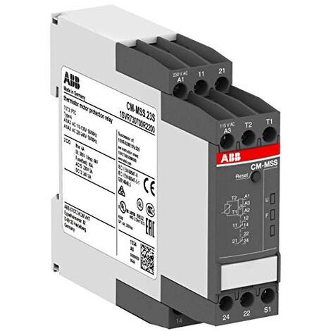 ABB-ENTRELEC - RELE CONTRÔLE MOTEUR X PTC CM-MSS. 23S 1SVR730700R2200