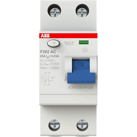 ABB Fehlerstrom-Schutzschalter 25A 30MA F427800