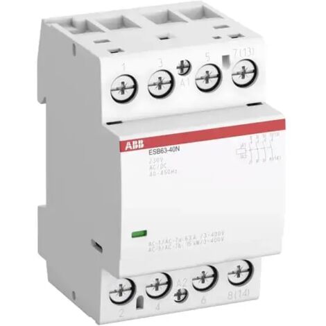 ABB INST.SCHÜTZ 24V AC/DC 63A 4S (ESB63-40N-01)
