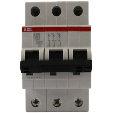 ABB Interruttore modulare 63A 3P S203-C63