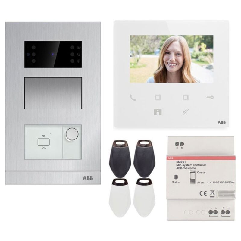 ABB - Kit Visiophone Unifamiliale encastré avec Wifi WLK411B