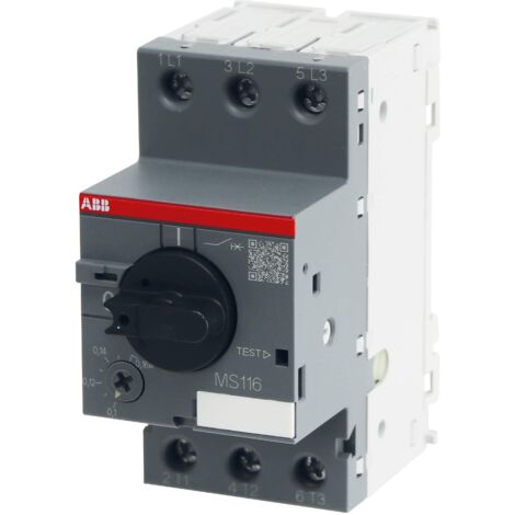 ABB Motorschutzschalter MS116-0.16, Auslöseklasse 10 A, 0.1...0.16 A