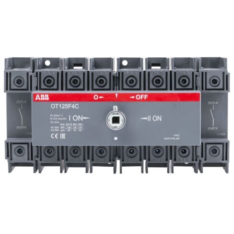 ABB OT125F4C Lastumschalter 4-polig 125A o. Griff (1SCA105054R1001)