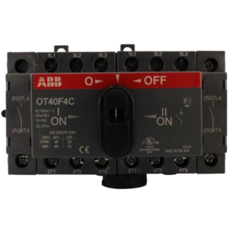 ABB OT40F4C Componente Elettronico, White, Estándar