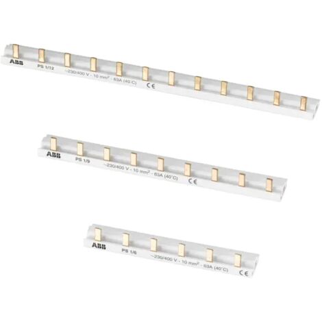 ABB PS1/9 Phasenschiene 1Ph.,9Pins,10qmm 2CDL210001R1009