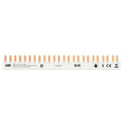ABB PSX1/24N RAIL DE PHASE FLEXLINE 1P+N 24 BROCHES 12 TE 10 MM² 2CDL210180R1024