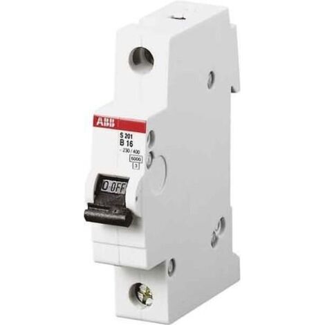 ABB S201M-B6 Disjoncteur 6A 10kA 1-pôle B-Charakt