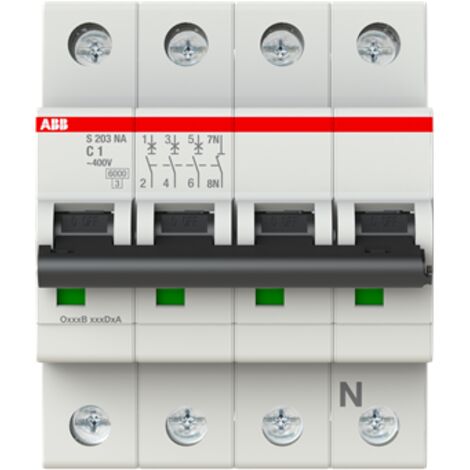 ABB S203-C63NA Interruptor Automático 63A Rail DIN