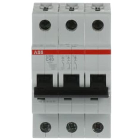 ABB S468404 - Magnetotermico ABB S203 3P C40 6kA System pro M Compact