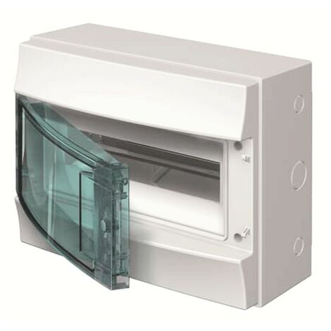 Abb-Schaltschrank wandmontiert grau 12 IP65-Module mit Tür 65P12X12