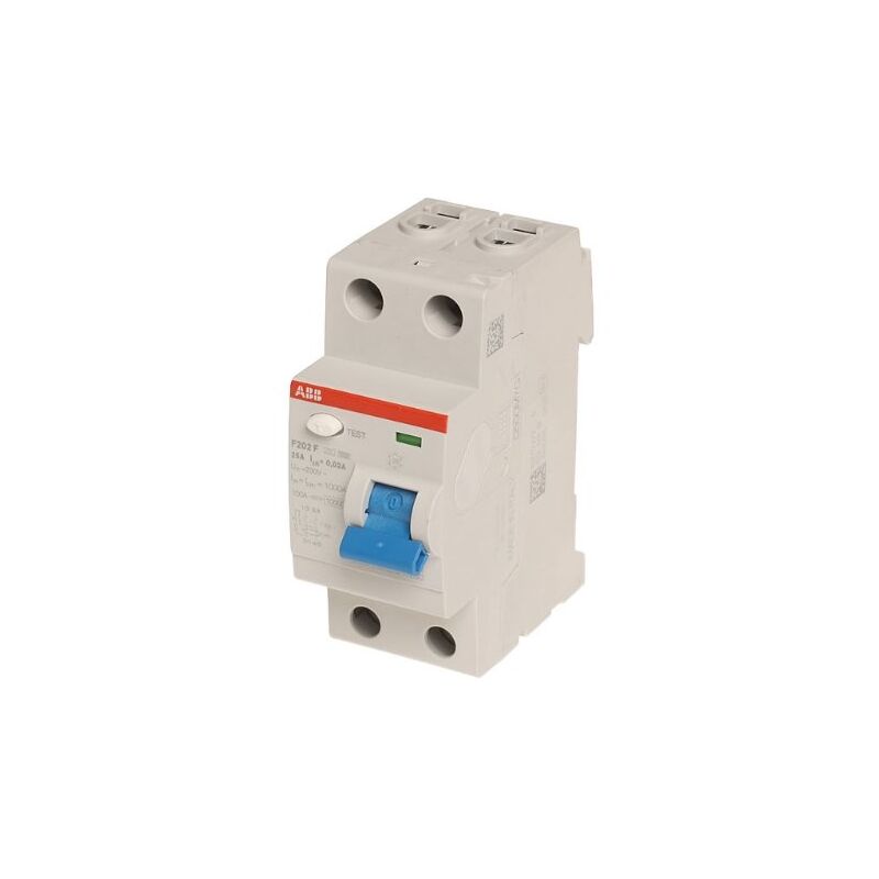 ABB - stotz amp, j interrupteur fi de protection F202 f 25/0,03 2P, type f, 25 a, 30 ma disjoncteur différentiel 8012542992738
