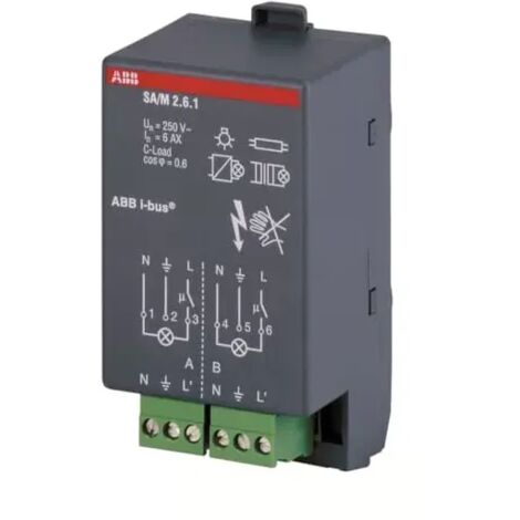 ABB Stotz-Kontakt Schaltaktormodul SA/M2.6.1 2CDG110002R0011