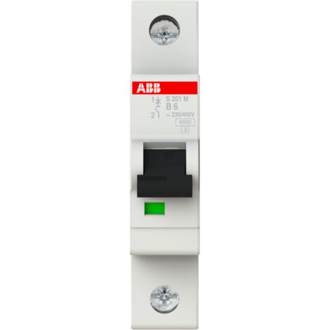 ABB STOTZ SICHERUNGSAUTOMAT 10KA 6A B 1P S201M-B6 ABB STOTZ S&J 2CDS271001R0065