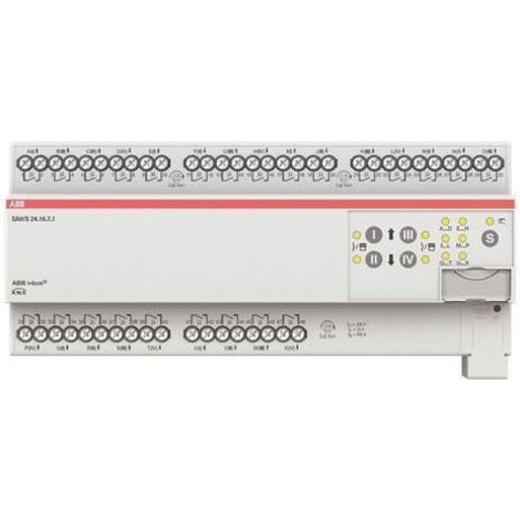 ABB Stotz S&J Schalt-/Jalousieaktor 24fach 16A, REG SAH/S24.16.7.1 (2CDG110252R0011)