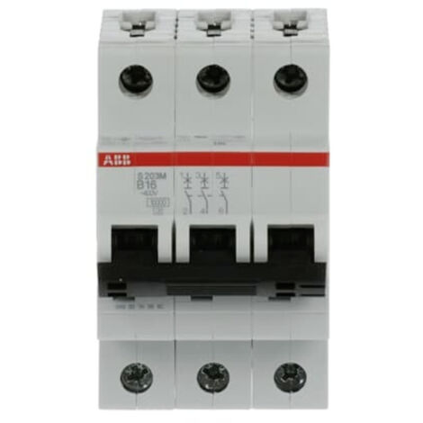 ABB Stotz S&J Sicherungsautomat 10kA 16A B 3p S203M-B16