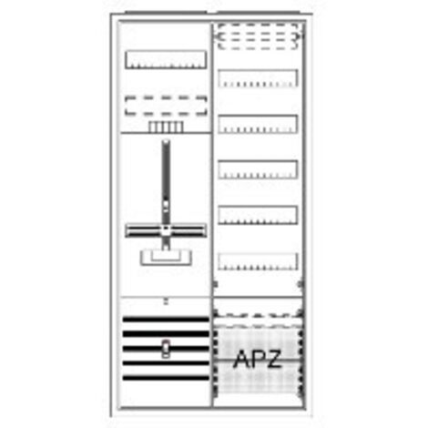 ABB Striebel & John DA27BB Komplettschrank, AP Dreipunkt, A27 1Z1V5A2