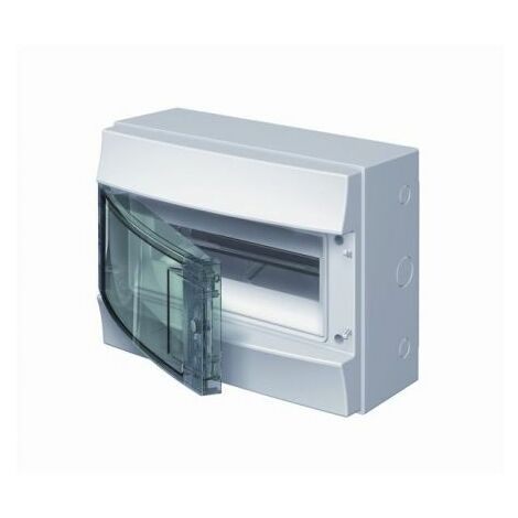 ABB – Tableau électrique encastré 12 modules 63A IP65 – Boîtier plastique 320 x 155 x 250mm – Protection contre poussière et eau - Mistral65