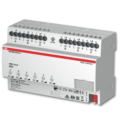 ABB UD/S6.210.2.1 LED-DIMMER, 6FACH, 210 W/VA (2CKA006197A0049)
