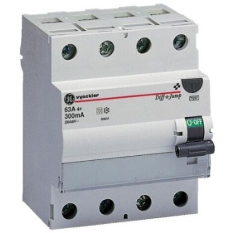 ABB Vynckier interrupteur différentiel 4P 63A 300mA