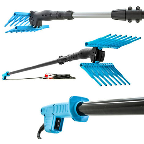 Abbacchiatore scuotitore olive a batteria con asta telescopica 1,90-2,8 metri